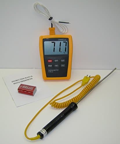 Image of WERPOWER Digital Asphalt Thermometer with 8" Stainless Steel Probe TC-4