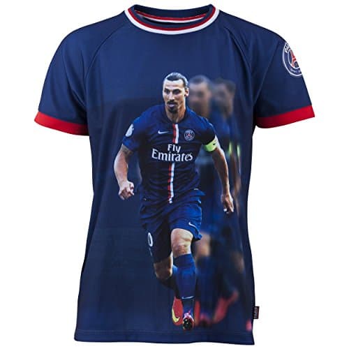 Image of Paris Saint Germain PSG Official Collection Shirt - Zlatan Ibrahimovic - No. 10 - Size: Boys, boys, blue