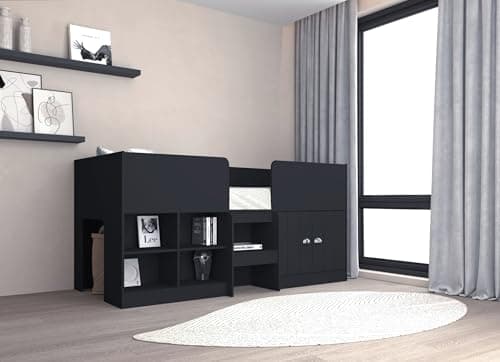 Image of Seconique Orlando Low Sleeper Bed in Dark Grey
