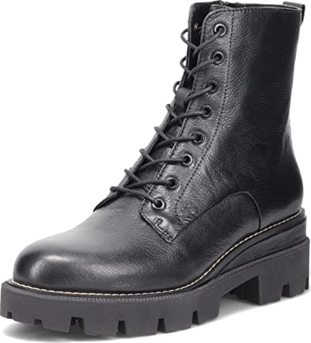 Image of Sam Edelman Women's Garret Combat Boot, Black Waterproof, 4.5 UK