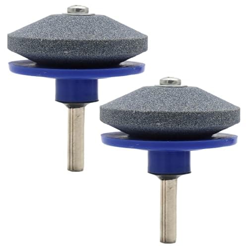 Image of Lawnmower Blade Sharpener Garden Lawn Mower Grinder Wheel Stone Rotary Blade Sharpener for Power Drill Hand Drill (2)