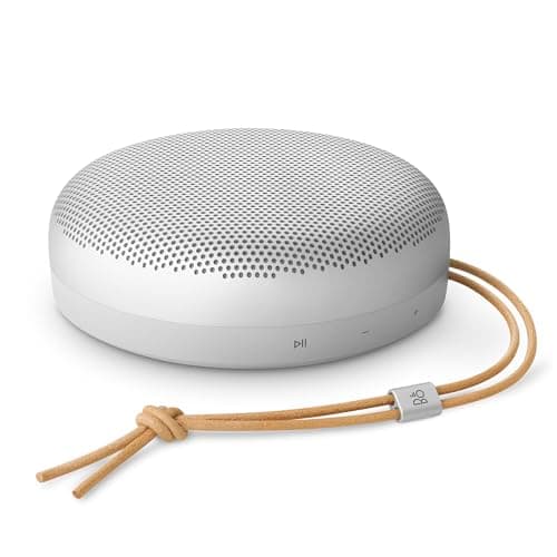 Image of Bang & Olufsen Beosound A1 (3rd gen) Portable Compact Wireless Bluetooth Speaker, Waterproof (IP67), C2C certified, up to 24 hours playtime and 3 Microphones for clear voice calls - Natural Aluminium