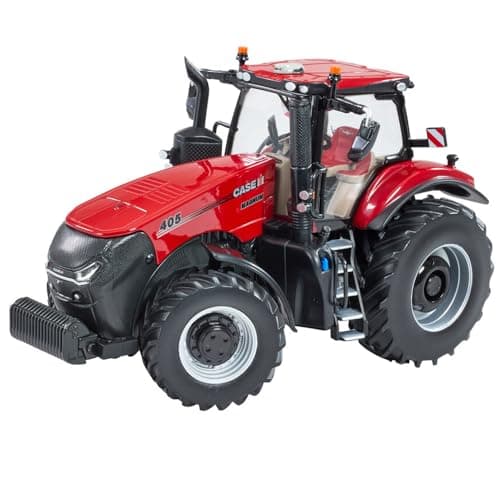 Image of Britains, CASE MAGNUM 405 Tractor Model, Die-Cast Farm Toy, 1:32 Scale Agricultural Vehicle, Realistic Steering And Hitch, Compatible With Farm Accessories, Durable Build, Collector's Replica