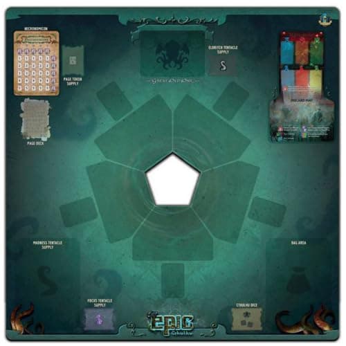Image of Gamelyn Games | Tiny Epic Cthulhu - Game Mat | Board Game Accessory