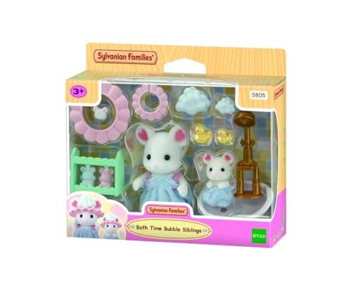 Image of Sylvanian Families - Bath Time Bubble Siblings 5805