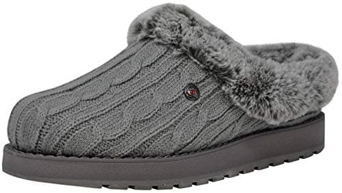 Image of Skechers Women's Keepsakes-Ice Angel Mule, Charcoal, 3 UK