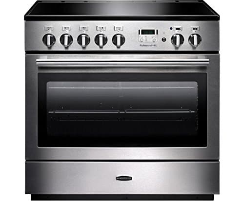Image of Rangemaster Professional Plus FX 90cm Electric Range Cooker with Induction Hob - Stainless Steel