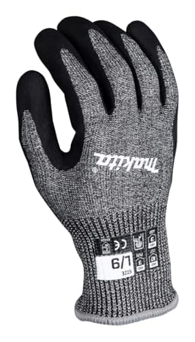 Image of Makita P-84729 Advanced Fitknit® Cut Level 7 Nitrile Coated Dipped Gloves, Size Large