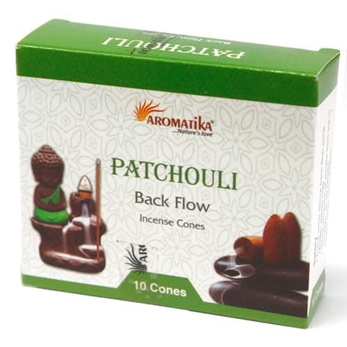 Image of Ancient Wisdom Aromatica Backflow Incense Cones - Patchouli