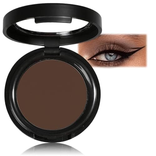 Image of Matte Brown Single Eyeshadow - Pressed Fine Powder, Intensely Pigmented for Longwear Day & Night Looks, Wet & Dry Application, Suitable for All Skin Tones, Mineral Oil Free (Coffee)