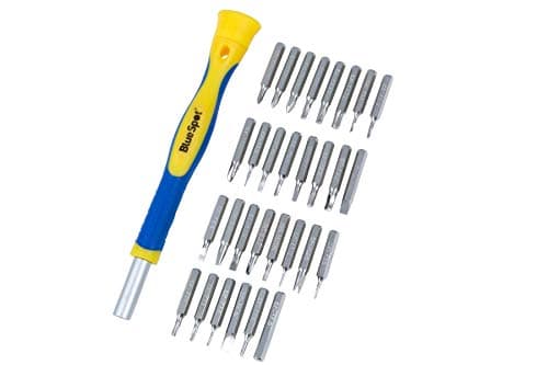 Image of Blue Spot Tools 12612 Precision Driver Set (31 Pieces)