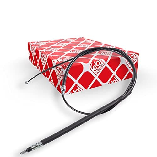 Image of Febi Bilstein 170921 Handbrake Cable 1 Piece, Black, 1537 mm