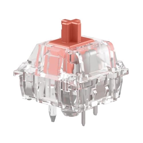 Image of Glorious Gaming Fox Ultralight Linear Switches (110 PCS) for Mechanical Gaming Keyboards, Prelubed, Silent Red Switches for Hotswap Keyboards, Max RGB for Backlit Keyboards, Cherry MX Compatible