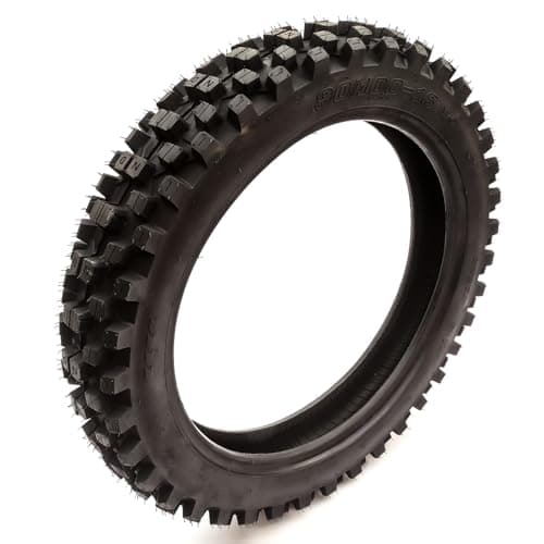 Image of Tyre 90/100-16 Off Road Knobbly Tread 19 Inch Rear Fits 85cc Big Wheel Motocross MX Dirt Bike