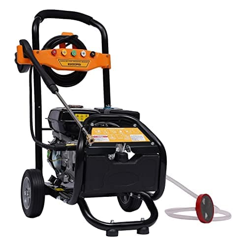 Image of 420cc 7.5HP 4000W Petrol Pressure Washer, Engine Power Jet High Power Garden Cleaner, for Driveway Patio Car Garden