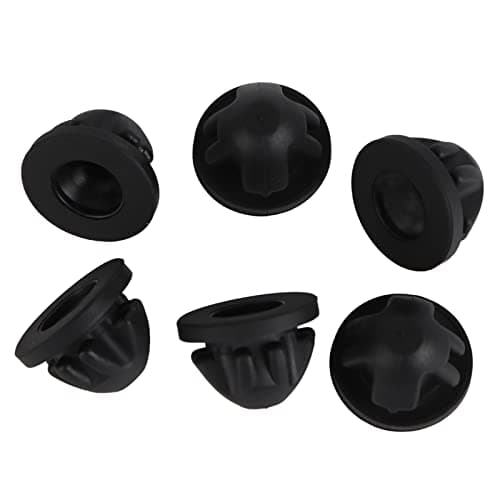 Image of Qiilu 6pcs Engine Cover Eyelets, 03G103184C Engine Cover Grommet Rubber Gasket for PD100 PD140 PD170