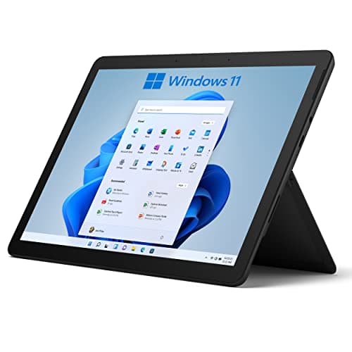 Image of Microsoft Surface Go 3 Tablet PC, 10.5 Inch 2-in-1 Device, Silver, Windows 11 Home S, 2021 Model with Kick Stand