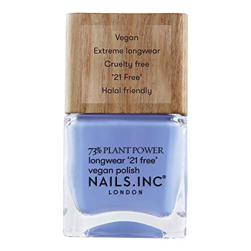 Image of Nails.INC 73% Plant Power Nail Polish, Long Lasting Nail Color Lasts Up to 10 Days, Quick Drying, Cruelty Free, Vegan, 21 Free Formula, Soul Surfing, (14ml)