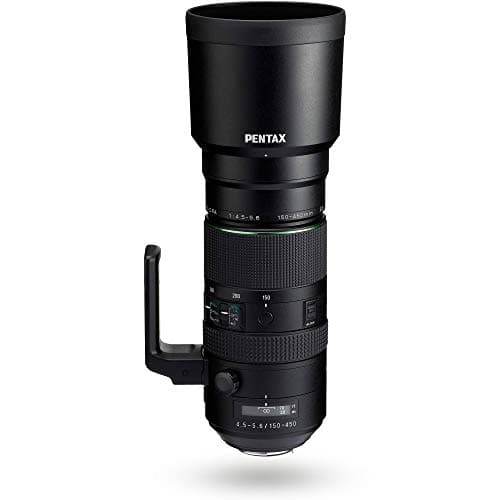 Image of Pentax 150-450 mm HD D-FA F4.5-5.6ED DC AW Lens - Black