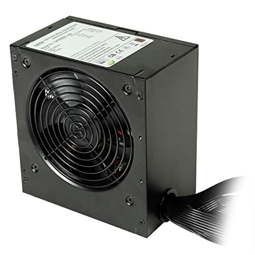 Image of JUSTOP Fortitude 500W PSU, 80 Plus Bronze Power Supply Unit, ATX, 120MM Fan, Active PFC Protection, 7x SATA, 2x 6+2 Pin PCI-E, ATX 12V 4+4-Pin, Long Flat Cables, SLI/Crossfire Ready