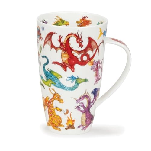Image of Dunoon Henley 0.6 Litre Fine Bone China Mug Hot Stuff Dragons