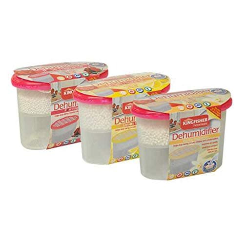 Image of Kingfisher Assorted Scented Compact Dehumidifier Moisture Absorber (Pack of 3)