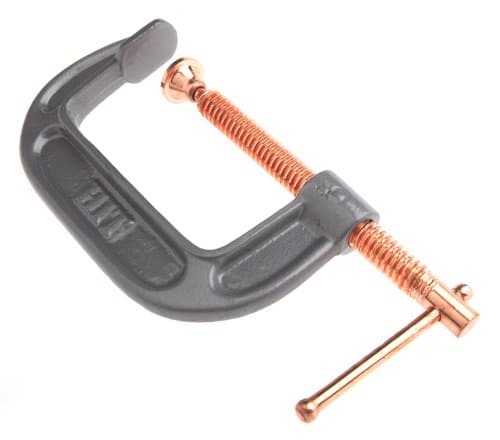 Image of Forney 70227 C-Clamp, Heavy Duty Malleable Iron, 4-Inch
