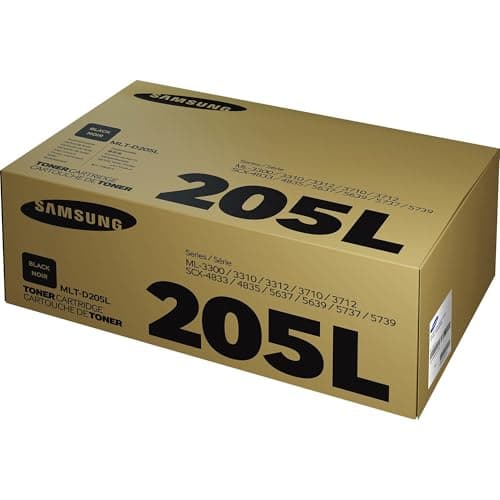 Image of Samsung SU963A MLT-D205L High Yield Toner Cartridge, Black, Pack of 1