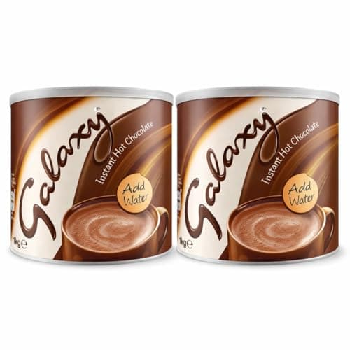 Image of Galaxy Instant Hot Chocolate Drink 1kg – Rich & Creamy Cocoa Powder, Delicious Chocolate Beverage, Ideal for Gifting & Home, Office Use Sold by Packaging Solutions (PACK OF 2 x 1KG)