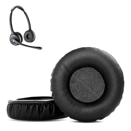 Image of HAIZEEN Earpads Compatible with Plantronics Savi W720 Headset Ear pads Replacement Cushion (Protein Leather/Memory Foam)
