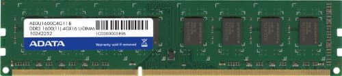 Image of Adata Premier 4GB DIMM Memory Module