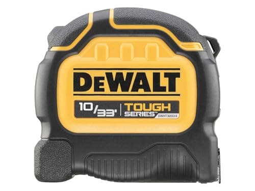 Image of DeWALT TOUGHSERIES™ Tape Measure 8m/26ft (Width 32mm) Rip-Shield ; blade coating that provides increased durability ultra-tough housing keeps the tape safe and secure EC Class II