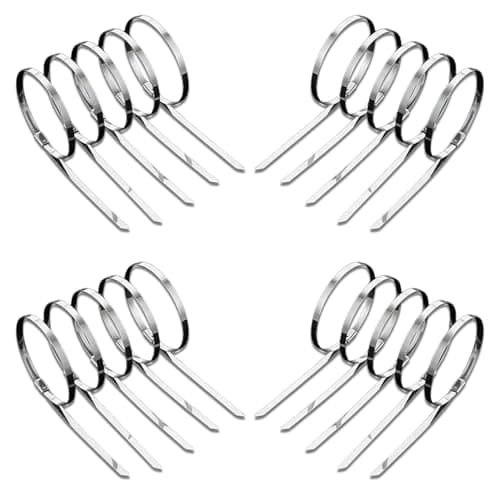Image of 20x Stainless Steel Cable Ties WRAP, Heavy-Duty SS304, 4.6mm x 360mm, Anti-Corrosive, Fire-Resistant, Self-Locking for Industrial, Marine & Outdoor Use