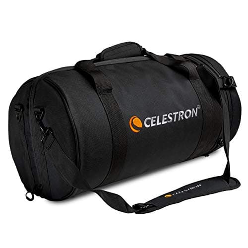 Image of Celestron 94026 Telescope Bag for 8” Schmidt Cassegrain and EdgeHD Optical Tubes – Water-Resistant and Durable Carry Case with Protective Walls, Accessory Pocket and Padded Strap, Black