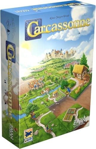 Image of Z-Man Games | Carcassonne | Board Game | Ages 7+ | 2-5 Players | 45 Minutes Playing Time