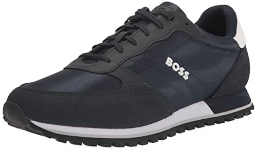 Image of BOSS Men's Parkour Runn Sneakers, Midnight Blue, 12 UK