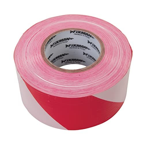 Image of Fixman 194216 Barrier Tape 70 mm x 500m Red/White