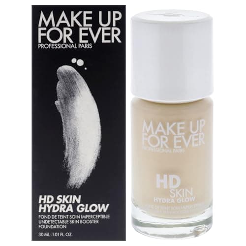 Image of HD Skin Hydra Glow - 1Y00 Warm Shell by Make Up For Ever for Women - 1 oz Foundation