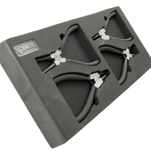 Image of Zehn Tools 4 Piece Circlip Pliers Set in Foam Tool Box Tray