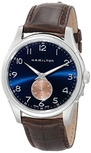 Image of Hamilton Jazzmaster Thinline Small Second H38411540 Mens Wristwatch