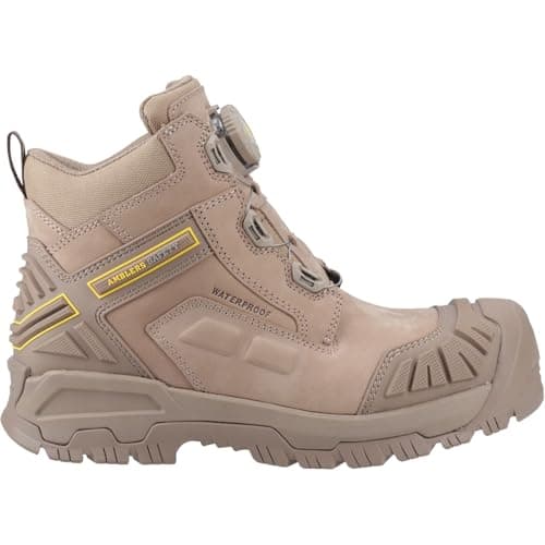 Image of Amblers Safety 966 Demolition Safety Boot Waterproof Safety Footwear Male Stone UK Size 10