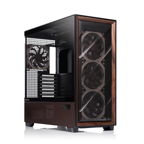 Image of Antec Flux Pro Noctua Edition Ultra-Quiet PC Case (Black, Brown)