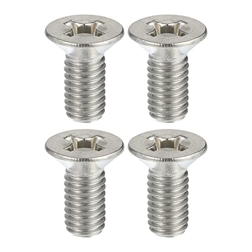 Image of X AUTOHAUX 4pcs Brake Disc Rotor Screws Bolts Kit 93600-06014-0H for Honda