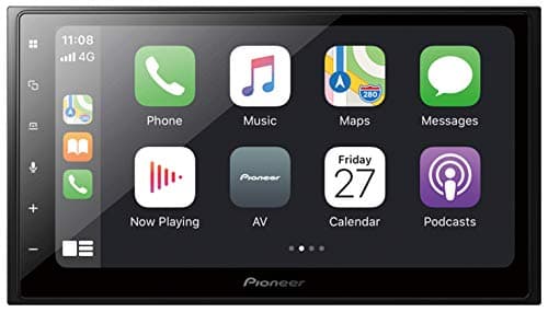Image of Pioneer SPH-DA250DAB 6.8" 2-DIN Multimedia Player, With Capacitive Touchscreen, Bluetooth, Apple CarPlay, Android Auto, DAB+ Digital Radio, WAZE, black