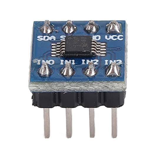 Image of Cloimei Professional 16 Bit 4 Channel ADC Module High Precision Analog to Digital Converter Signal Acquisition Board with LCD Display for Microcontroller Data Acquisition Projects