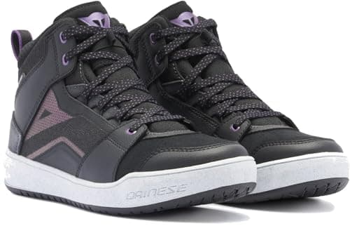 Image of DAINESE - Suburb D-Wp Shoes Wmn, Waterproof Motorcycle Shoes, Women, Black/White/Metal Purple, 37