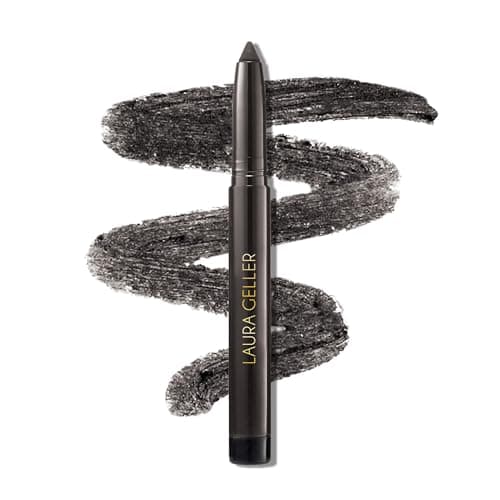 Image of LAURA GELLER NEW YORK Longwear Kohl Kajal Eyeliner Pencil (Deep Charcoal) Hydrating & Vibrant Pencil With Built in Sharpener For Expert Precision, Glides On Effortlessly, Kajal Eyeliner