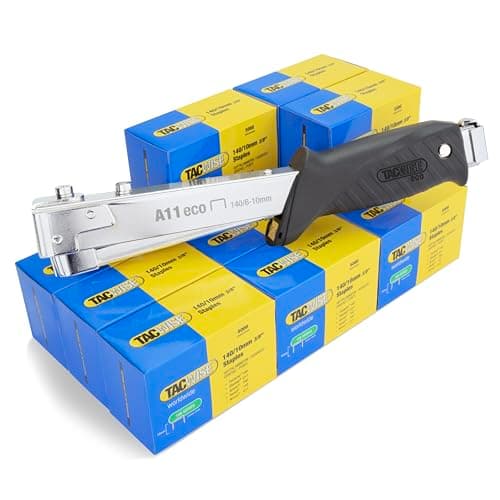 Image of Tacwise 1783 A11 ECO Hammer Tacker with 60,000 140/10mm Staples, Uses Type 140/6-10 mm Staples