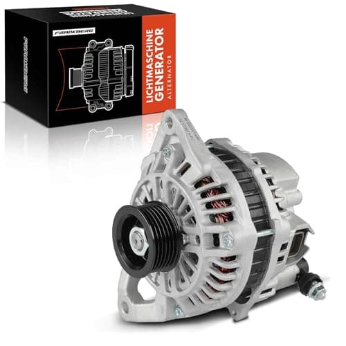 Image of Frankberg Alternator Alternater 80A 2-Pin with V-ribbed pulley Compatible with 3 BK 1.4L 1.6L Petrol 2003-2009 3 Saloon BK 1.6L Petrol 2004-2009 Replace# A002TC0091