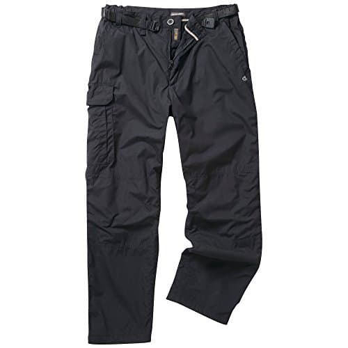 Image of Craghoppers Men's Kiwi Winter Lined Trousers,Black,36 Short UK